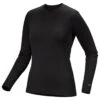Arc'teryx Women's Rho Merino Wool LS Crew - Black