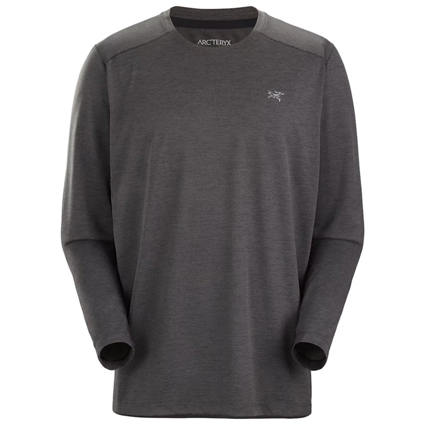 Arc'teryx Men's Cormac Crew L/S - Black Heather 1 Arc'teryx Men's Cormac Crew L/S - Black Heather