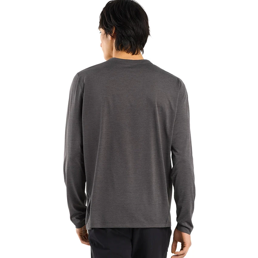 Arc'teryx Men's Cormac Crew L/S - Black Heather 4 Arc'teryx Men's Cormac Crew L/S - Black Heather - Image 4