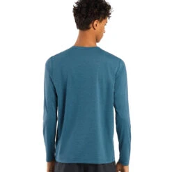 Arc'teryx Men's Cormac Crew L/S - Serene Heather -Patagonia Outlet Sales Arcteryx SS23 MsCormacCrewLS Serene 04