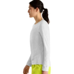 Arc'teryx Women's Taema Crew LS - Atmos Heather -Patagonia Outlet Sales Arcteryx SS23 TaemaCrewLS Atmos 03