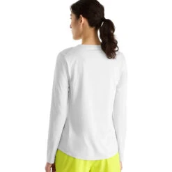 Arc'teryx Women's Taema Crew LS - Atmos Heather -Patagonia Outlet Sales Arcteryx SS23 TaemaCrewLS Atmos 04
