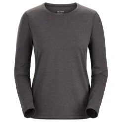 Arc'teryx Women's Taema Crew LS - Black Heather