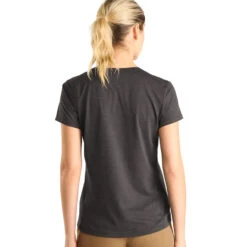 Arc'teryx Women's Taema Crew SS - Black Heather -Patagonia Outlet Sales Arcteryx SS23 WsTaemaCrewSS BlackHeather 04