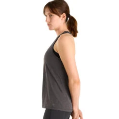 Arc'teryx Women's Taema Tank - Black Heather -Patagonia Outlet Sales Arcteryx SS23 WsTaemaTank Black 03