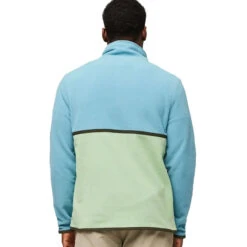 Cotopaxi Men's Amado Fleece Pullover - Drizzle & Aspen -Patagonia Outlet Sales Cotopaxi AW23 MsAmadoFleece Drizzle 03