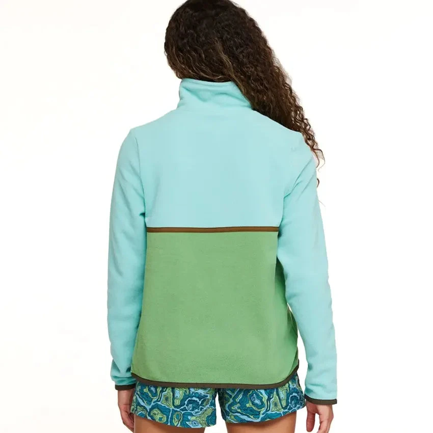 Cotopaxi Women's Amado Fleece Pullover - Sea Glass & Kelp 4 Cotopaxi Women's Amado Fleece Pullover - Sea Glass & Kelp - Image 4