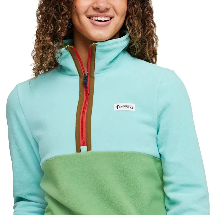 Cotopaxi Women's Amado Fleece Pullover - Sea Glass & Kelp 5 Cotopaxi Women's Amado Fleece Pullover - Sea Glass & Kelp - Image 5