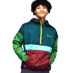 Cotopaxi Men's Teca Half-Zip Windbreaker - Pinelands -Patagonia Outlet Sales Cotopaxi SS23 TecaHalfZip PL 03
