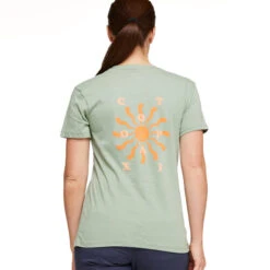 Cotopaxi Women's Happy Day Organic T-Shirt - Silver Leaf -Patagonia Outlet Sales Cotopaxi SS23 WomensHappyDayTee SL 04