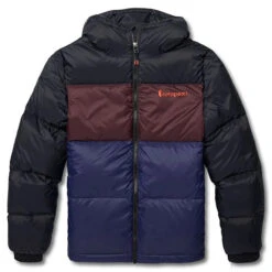 Cotopaxi Women's Solazo Down Hooded Jacket - Black & Maritime