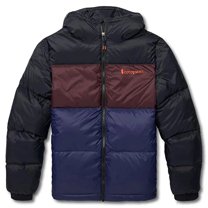 Cotopaxi Women's Solazo Down Hooded Jacket - Black & Maritime 1 Cotopaxi Women's Solazo Down Hooded Jacket - Black & Maritime