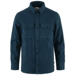 FJÄLLRÄVEN Men's Övik Lite Padded Shirt - Dark Navy / Dark Navy
