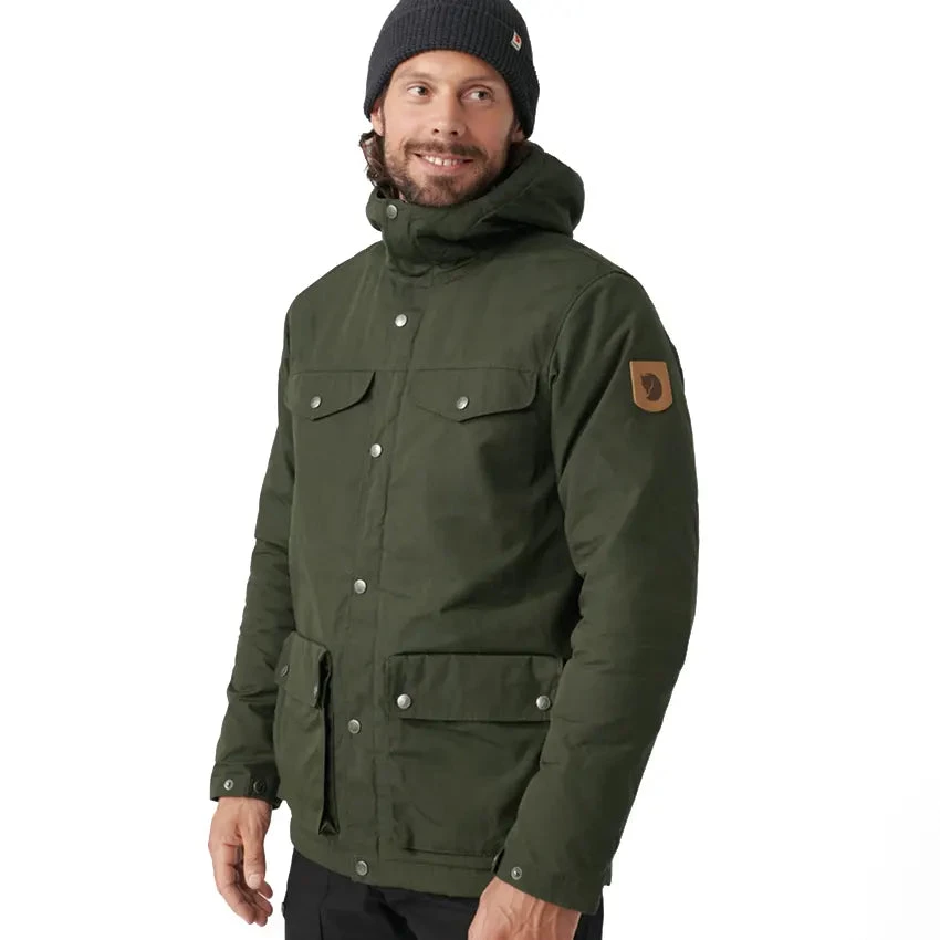 FJÄLLRÄVEN Men's Greenland Winter Jacket - Deep Forest 3 FJÄLLRÄVEN Men's Greenland Winter Jacket - Deep Forest - Image 3