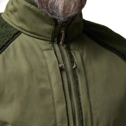 FJÄLLRÄVEN Men's Vardag Pile Jacket - Deep Forest / Laurel Green -Patagonia Outlet Sales Fjallraven AW23 VardagPileJacket ForestLaurel 04