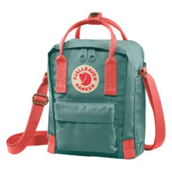 FJÄLLRÄVEN Kånken Sling - Frost Green & Peach Pink