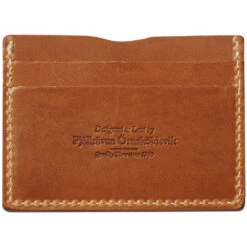 FJÄLLRÄVEN Övik Card Holder - Leather Cognac -Patagonia Outlet Sales Fjallraven OvikCardHolder 03
