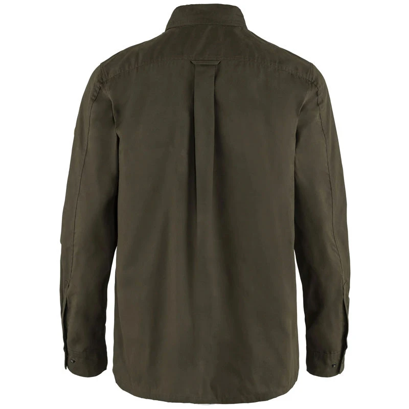 FJÄLLRÄVEN Men's Singi Overshirt - Dark Olive 2 FJÄLLRÄVEN Men's Singi Overshirt - Dark Olive - Image 2