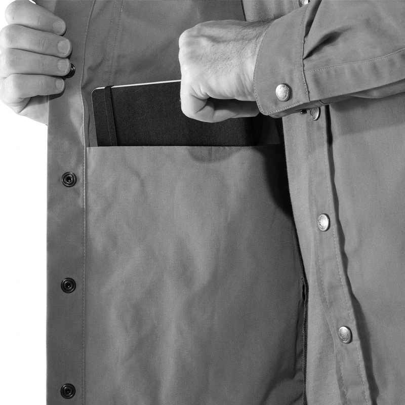 FJÄLLRÄVEN Men's Singi Overshirt - Dark Olive 5 FJÄLLRÄVEN Men's Singi Overshirt - Dark Olive - Image 5