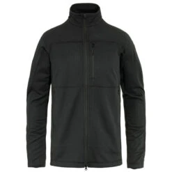 FJÄLLRÄVEN Men's Abisko Lite Fleece Jacket - Black