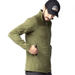 FJÄLLRÄVEN Men's Abisko Lite Fleece Jacket - Green 8 FJÄLLRÄVEN Men's Abisko Lite Fleece Jacket - Green -Patagonia Outlet Sales Fjallraven SS23 AbiskoFleeceJacketGreen 04