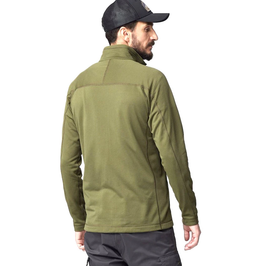 FJÄLLRÄVEN Men's Abisko Lite Fleece Jacket - Green 5 FJÄLLRÄVEN Men's Abisko Lite Fleece Jacket - Green - Image 5