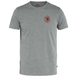 FJÄLLRÄVEN Men's 1960 Logo T-Shirt - Grey Melange