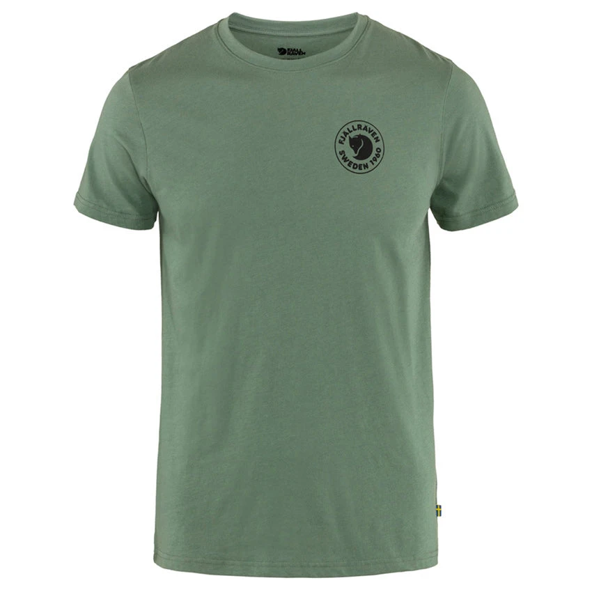 FJÄLLRÄVEN Men's 1960 Logo T-Shirt - Patina Green 1 FJÄLLRÄVEN Men's 1960 Logo T-Shirt - Patina Green