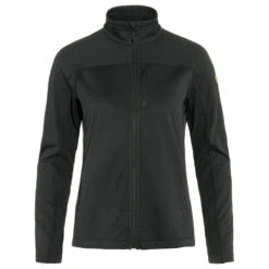 FJÄLLRÄVEN Women's Abisko Lite Fleece Jacket - Black