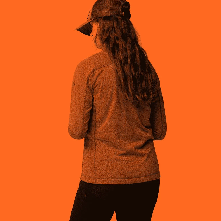 FJÄLLRÄVEN Women's Abisko Lite Fleece Jacket - Indigo Blue 5 FJÄLLRÄVEN Women's Abisko Lite Fleece Jacket - Indigo Blue - Image 5