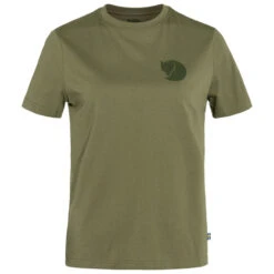 FJÄLLRÄVEN Women's Fox Boxy Logo T-Shirt - Green