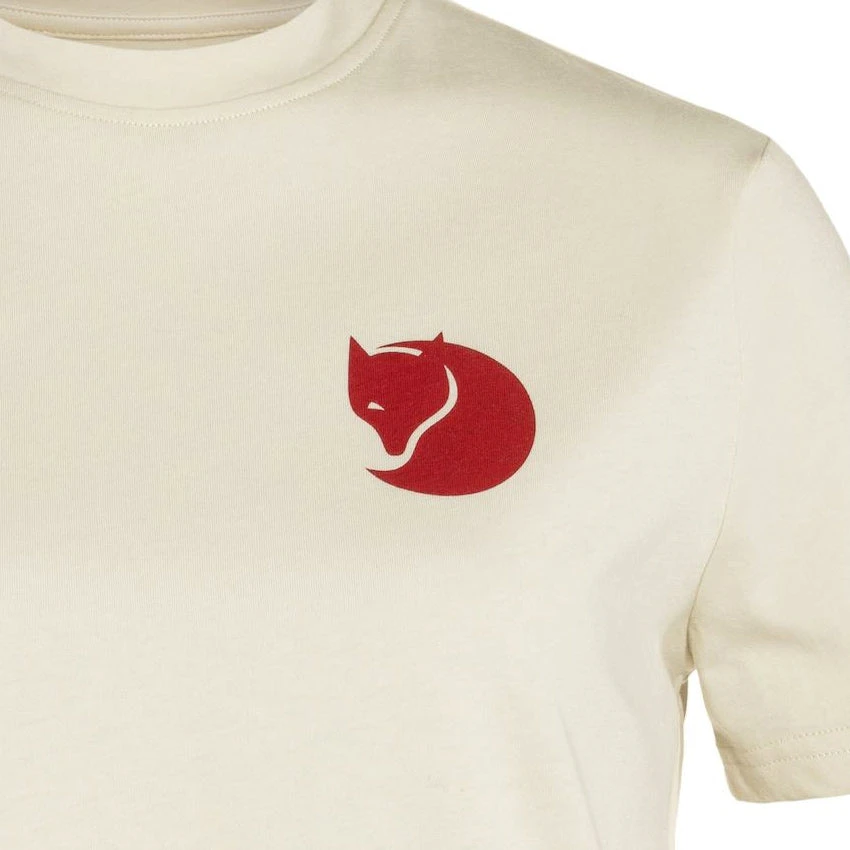 FJÄLLRÄVEN Women's Fox Boxy Logo T-Shirt - Chalk White 2 FJÄLLRÄVEN Women's Fox Boxy Logo T-Shirt - Chalk White - Image 2