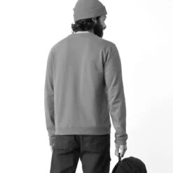 FJÄLLRÄVEN Men's Vardag Sweater - Grey Melange -Patagonia Outlet Sales Fjallraven VardagSweater Grey 04