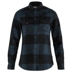 FJÄLLRÄVEN Women's Canada Shirt - Navy / Black