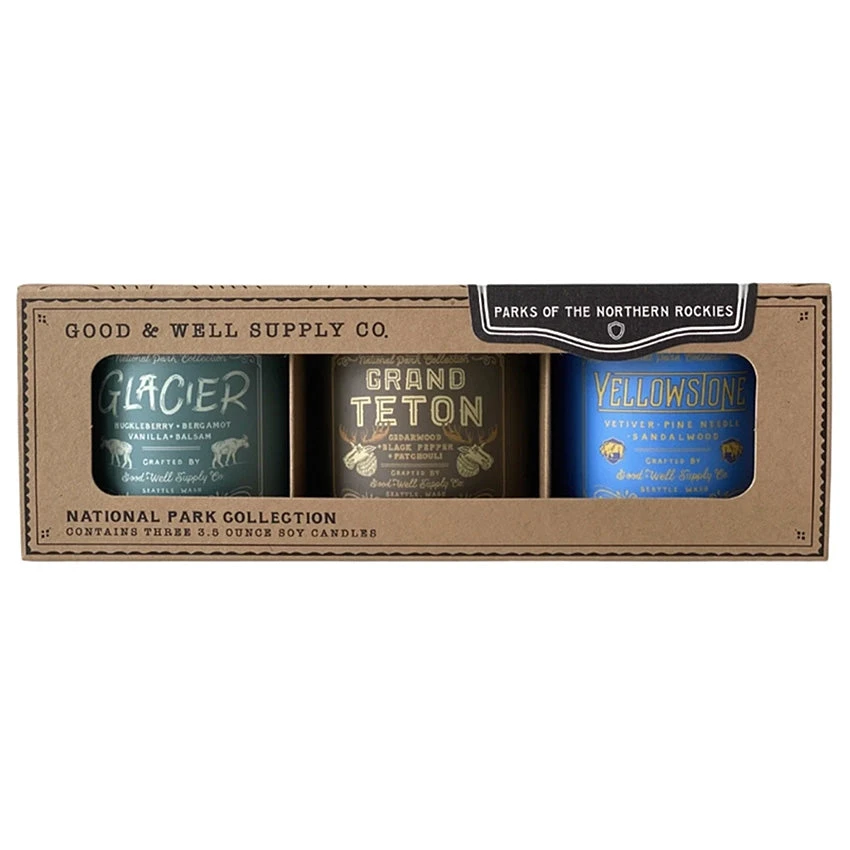 National Park Candle Gift Set - Rockies Region 1 National Park Candle Gift Set - Rockies Region