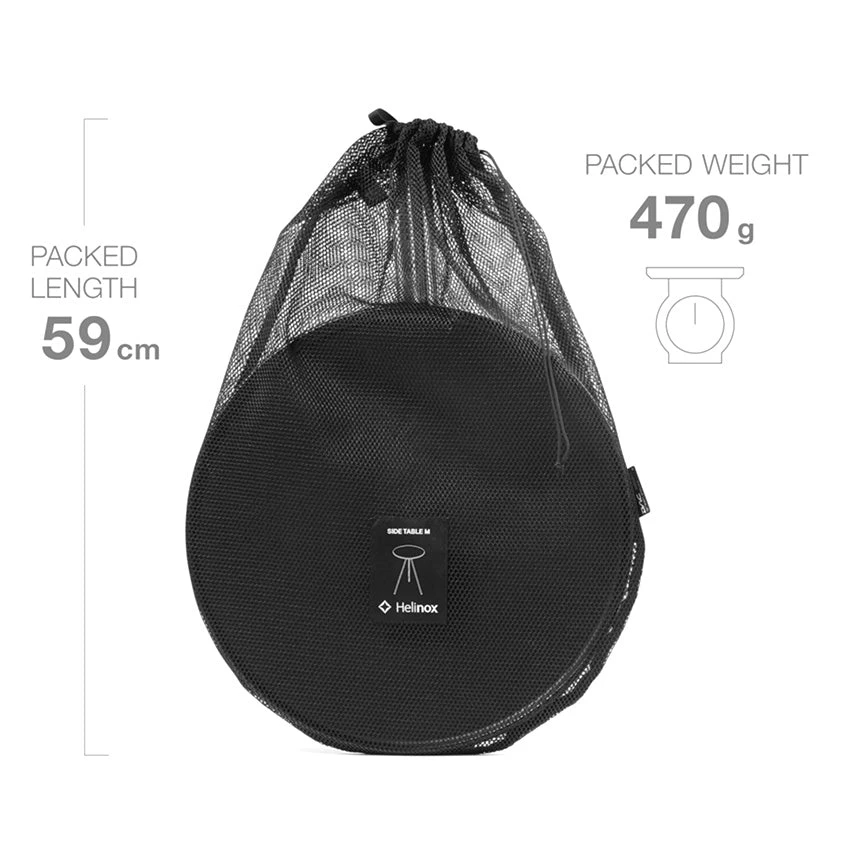 Helinox Side Table Medium - Black 2 Helinox Side Table Medium - Black - Image 2