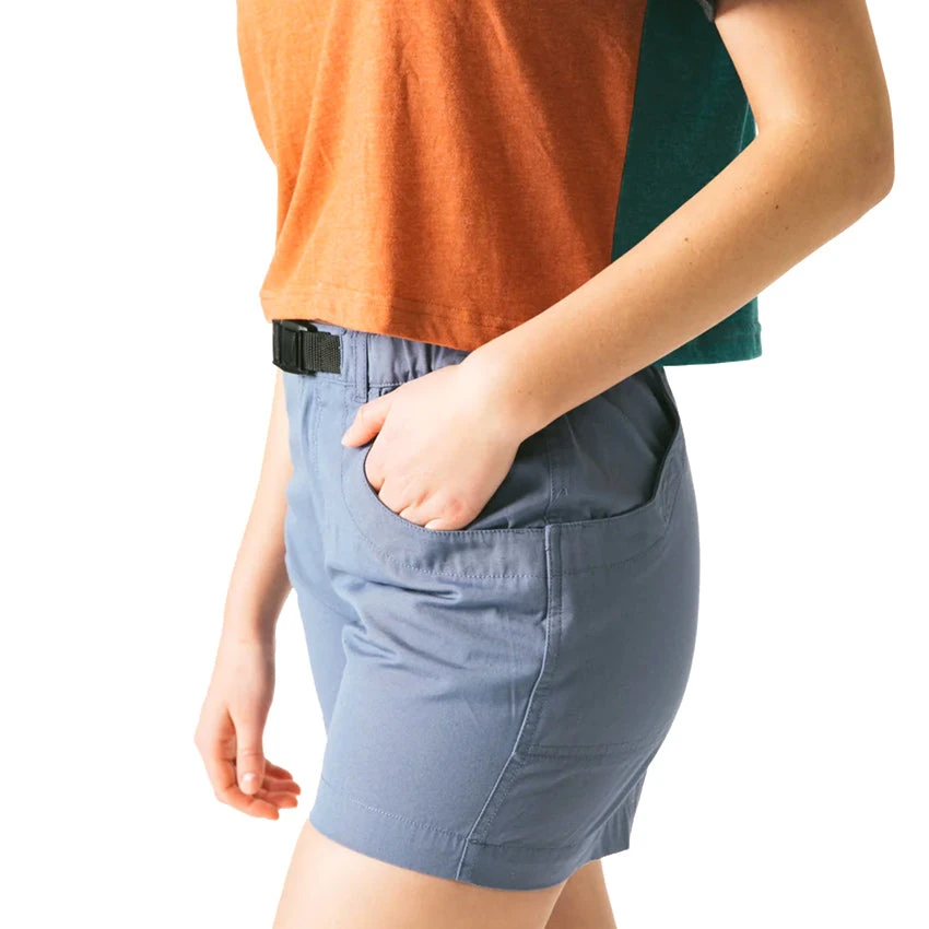 KAVU Women's Chilli Chic Shorts - Vintage Blue 4 KAVU Women's Chilli Chic Shorts - Vintage Blue - Image 4