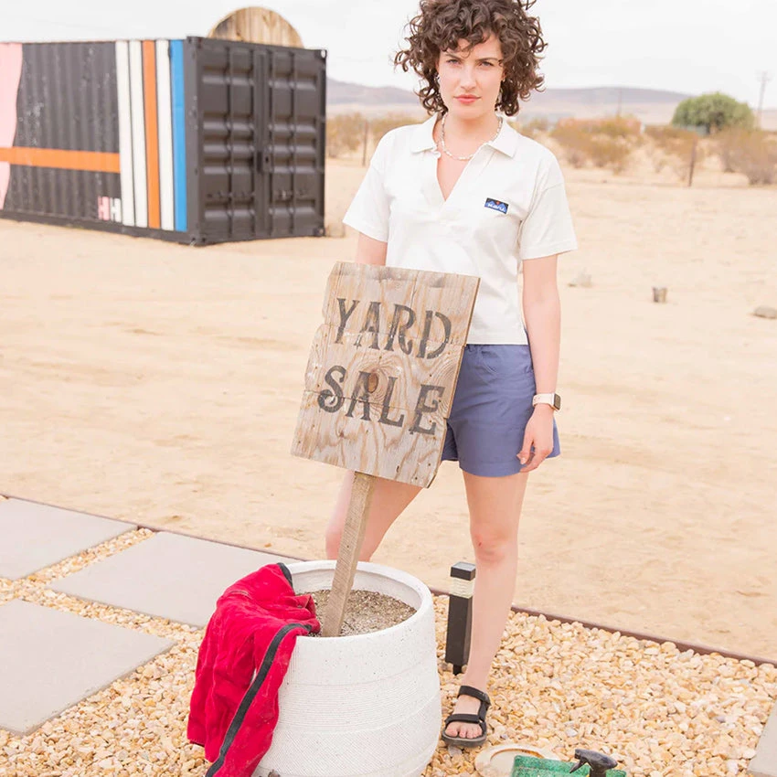 KAVU Women's Chilli Chic Shorts - Vintage Blue 5 KAVU Women's Chilli Chic Shorts - Vintage Blue - Image 5