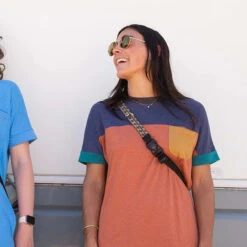 KAVU Women's Cut Back Dress - Mix N Mash -Patagonia Outlet Sales KAVU SS23 01CutBackDress Mix 05