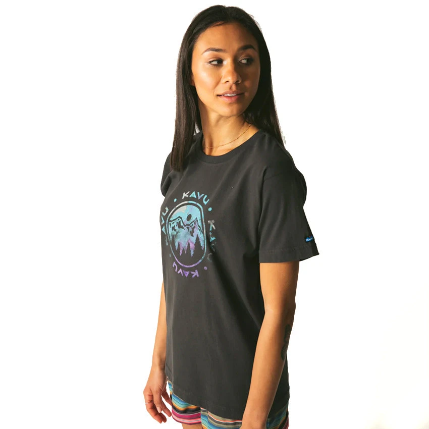 KAVU Women's Lawton T-shirt - Black Licorice 4 KAVU Women's Lawton T-shirt - Black Licorice - Image 4