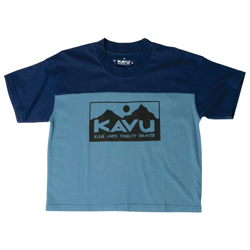 KAVU Women's Malin T-Shirt - High Skies 1 KAVU Women's Malin T-Shirt - High Skies