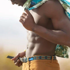 KAVU Burly Belt - Rapid Dart -Patagonia Outlet Sales KAVU SS23 BurlyBelt RapidDart 04