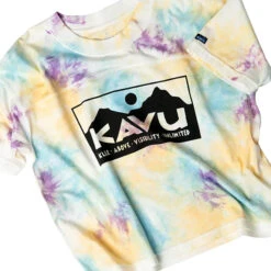 KAVU Women's Malin T-Shirt - Shaved Ice Tie Dye -Patagonia Outlet Sales KAVU SS23 MalinTee IceTieDye 03