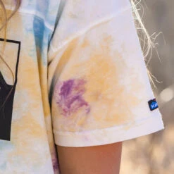 KAVU Women's Malin T-Shirt - Shaved Ice Tie Dye -Patagonia Outlet Sales KAVU SS23 MalinTee IceTieDye 05