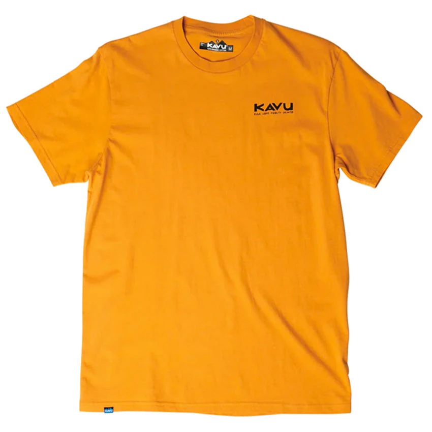 KAVU Men's Klear Above Etch Art T-Shirt - Butterscotch 2 KAVU Men's Klear Above Etch Art T-Shirt - Butterscotch - Image 2