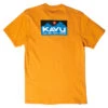 KAVU Men's Klear Above Etch Art T-Shirt - Butterscotch