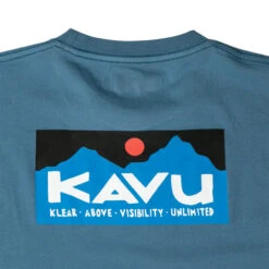 KAVU Men's Klear Above Etch Art T-Shirt - Vintage Blue 7 KAVU Men's Klear Above Etch Art T-Shirt - Vintage Blue -Patagonia Outlet Sales KAVU SS23 MsKlearAboveEtchArtTee VB 03
