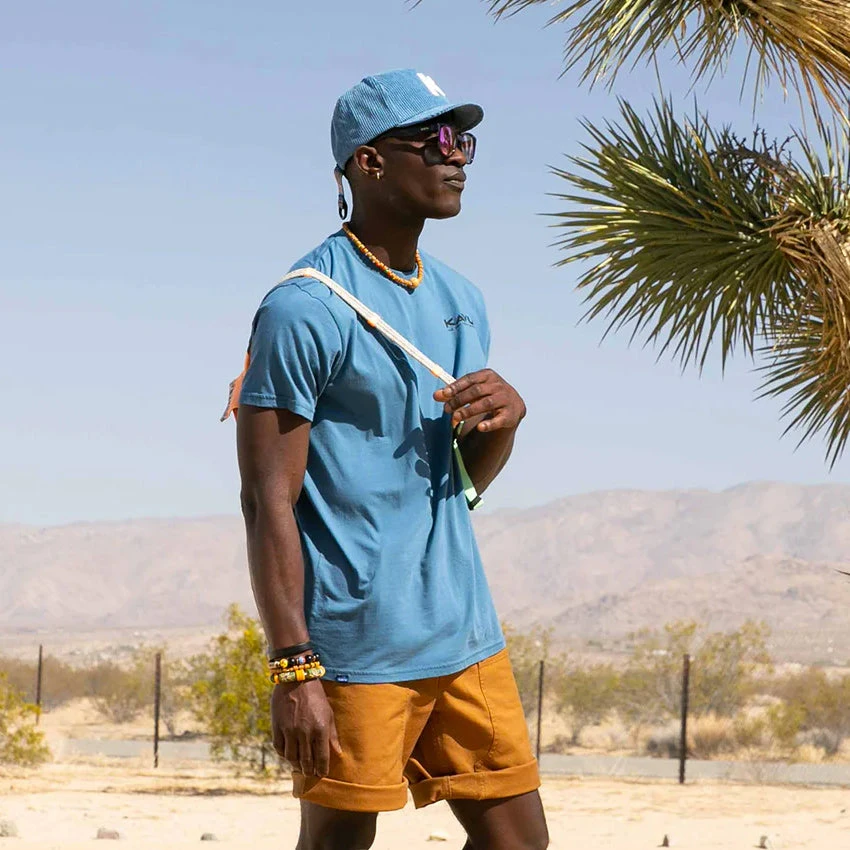 KAVU Men's Klear Above Etch Art T-Shirt - Vintage Blue 4 KAVU Men's Klear Above Etch Art T-Shirt - Vintage Blue - Image 4