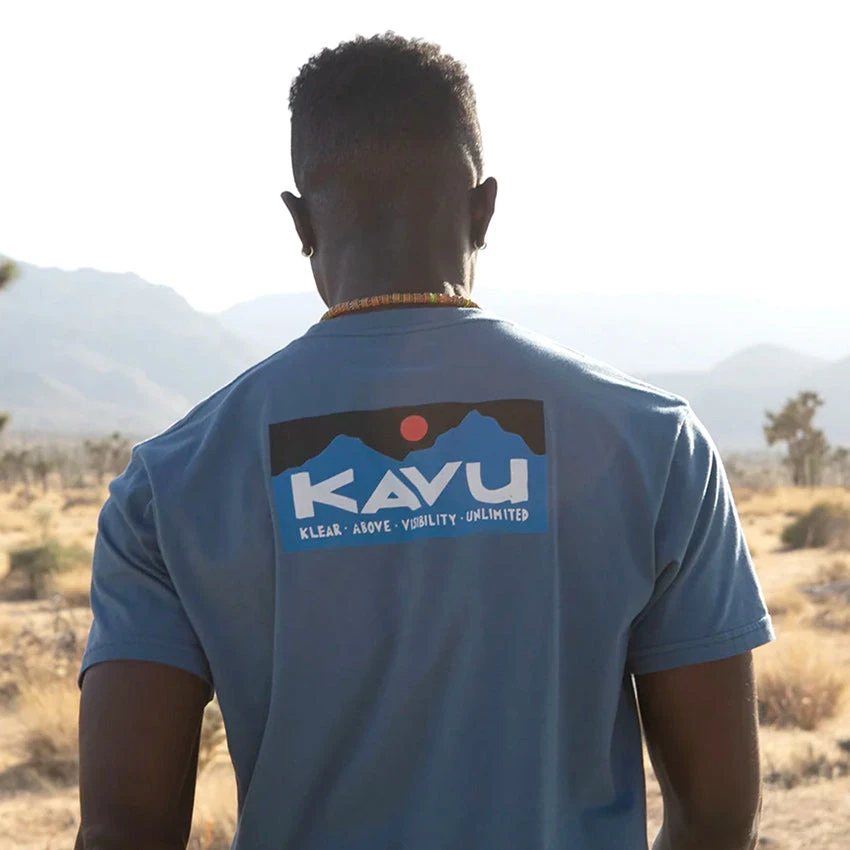 KAVU Men's Klear Above Etch Art T-Shirt - Vintage Blue 5 KAVU Men's Klear Above Etch Art T-Shirt - Vintage Blue - Image 5