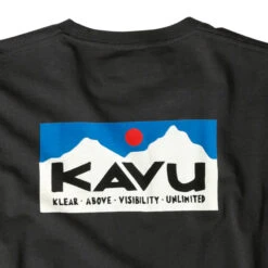KAVU Men's L/S Etch Art T-Shirt - Black Licorice 7 KAVU Men's L/S Etch Art T-Shirt - Black Licorice -Patagonia Outlet Sales KAVU SS23 MsKlearAboveLSEtchArtTee Black 03